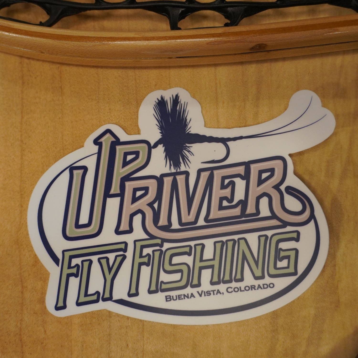 Upriver Flyfishing Sticker small
