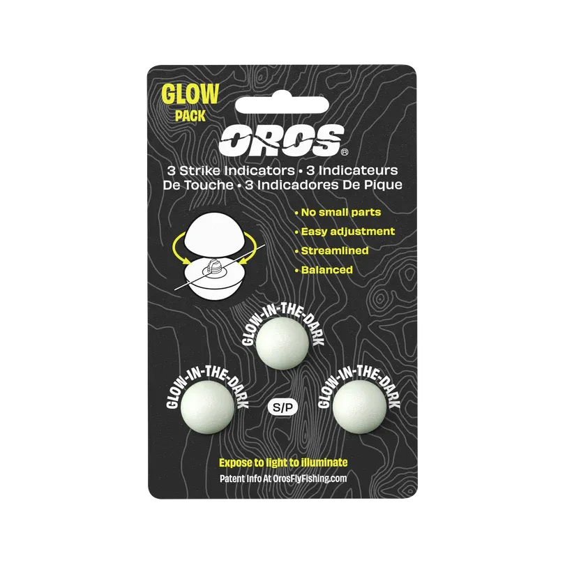 Oros 3-pack small glow in the dark