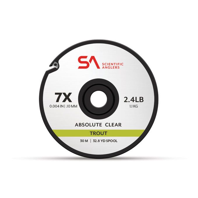 Scientific Anglers - Absolute Trout Tippet, Length: 30m, Size: 0X