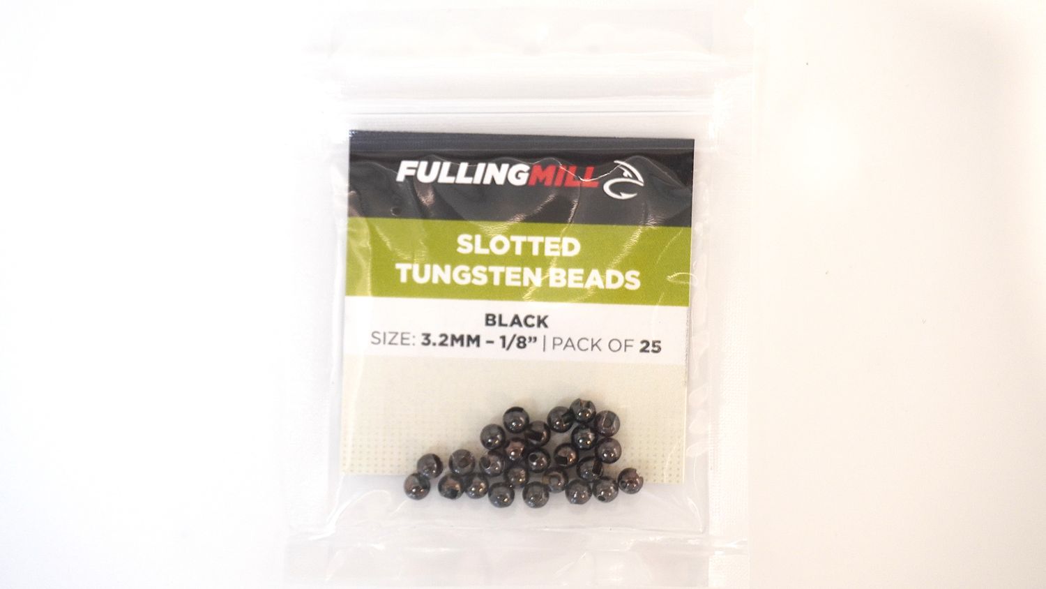 Fulling Mill - Slotted Tungsten Beads 25-pack