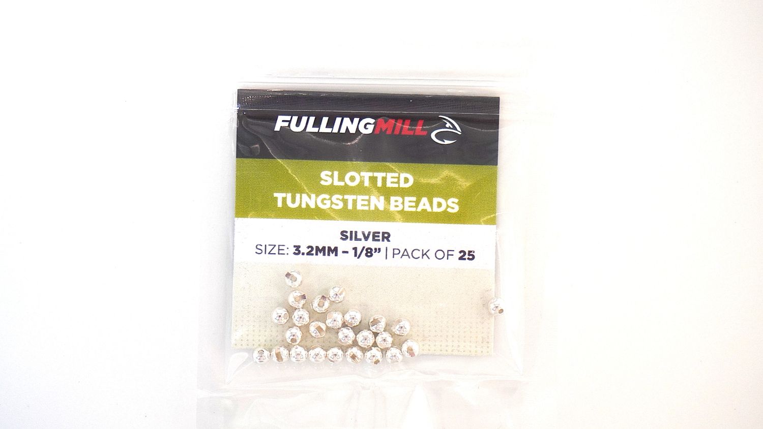 Fulling Mill - Slotted Tungsten Beads 25-pack