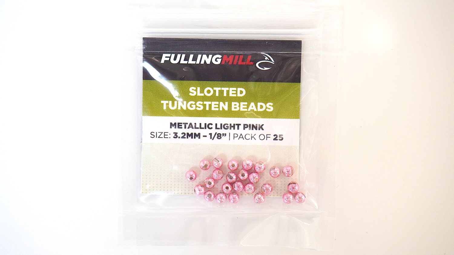 Fulling Mill - Slotted Tungsten Beads 25-pack