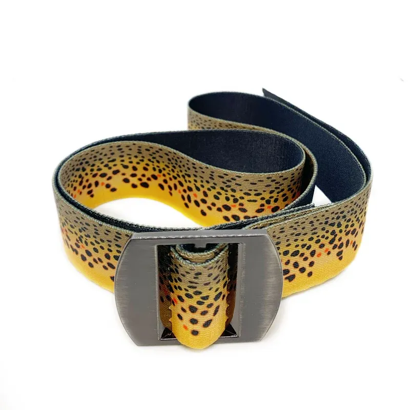 Rep Your Water Basecamp Belt, Color: Brown Trout Skin 1.5" width
