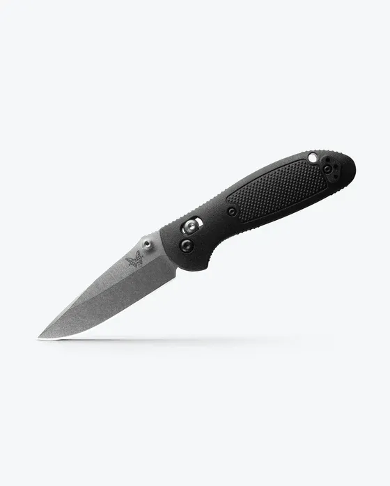 Benchmade- Mini Griptilian® | Black Grivory® | Drop-point