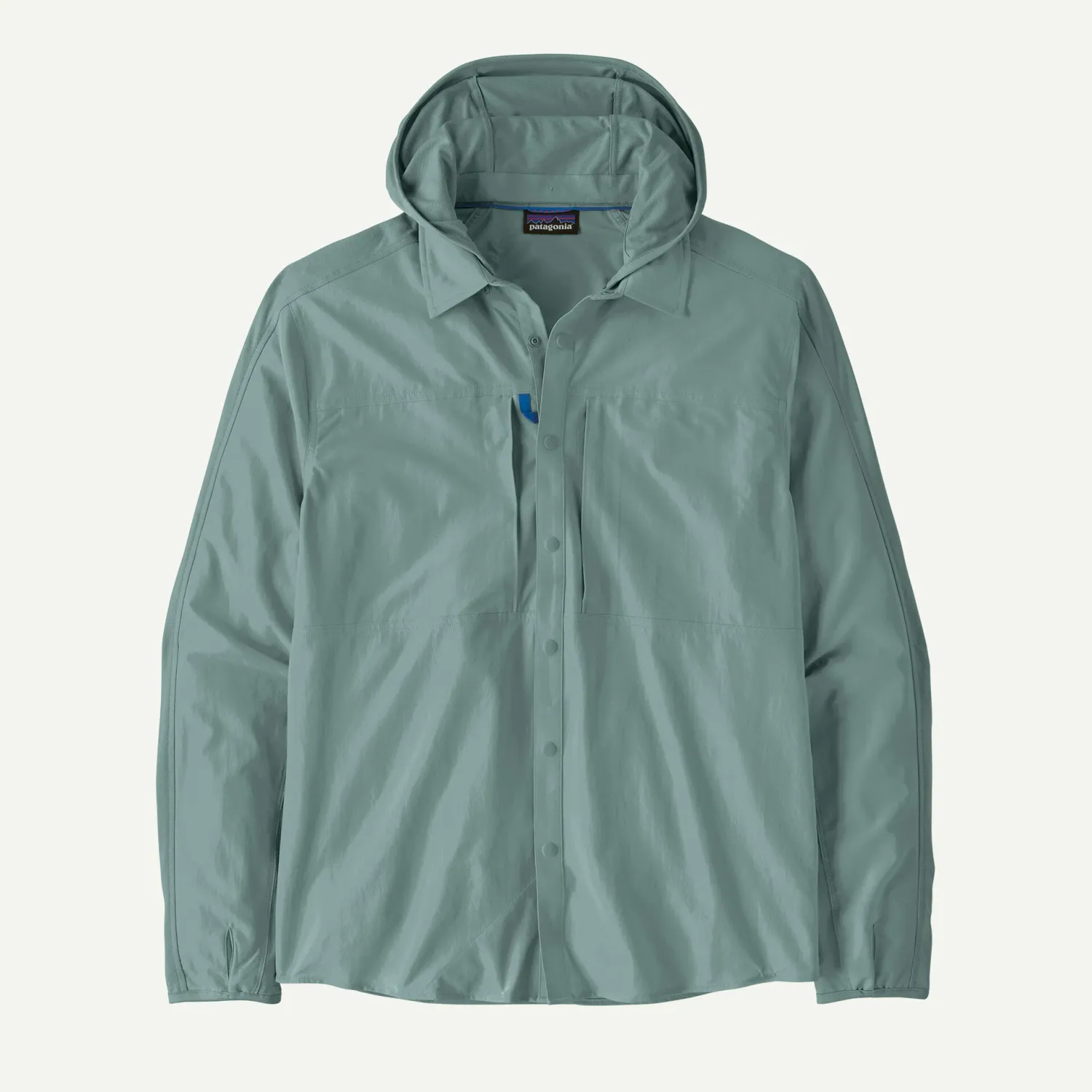 Patagonia - Mens River Rambler Hybrid Sun Hoody - Blue Sage