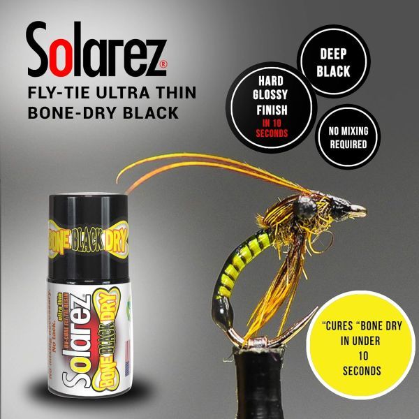 Solarez BLACK Bone Dry Ultra Thin 0.5 oz w/ applicator brush
