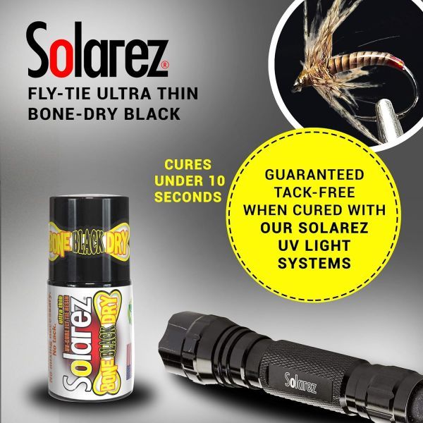 Solarez BLACK Bone Dry Ultra Thin 0.5 oz w/ applicator brush