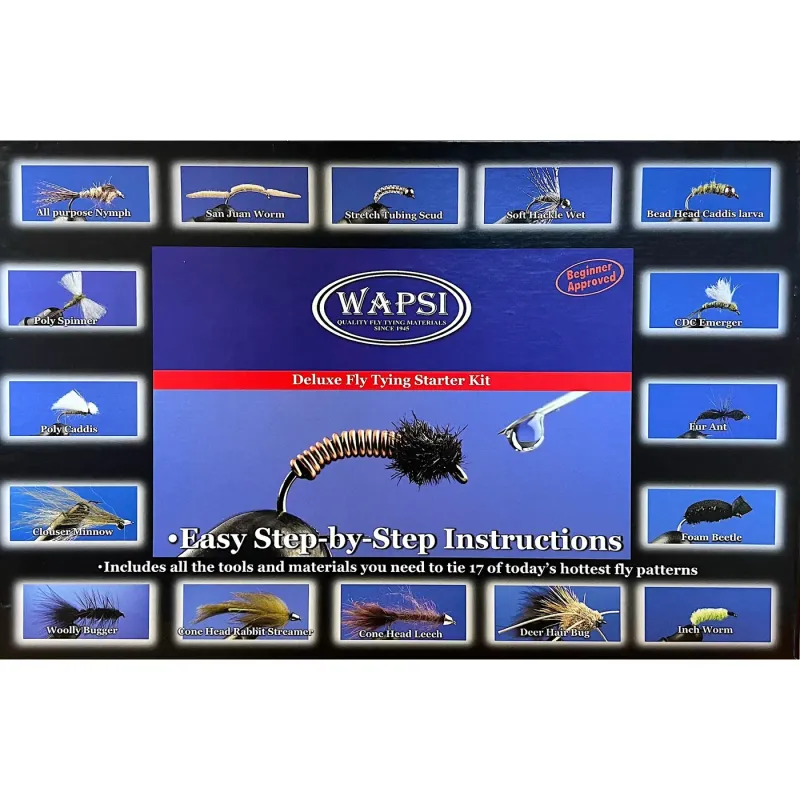 Wapsi Deluxe Fly Tying Starter Kit