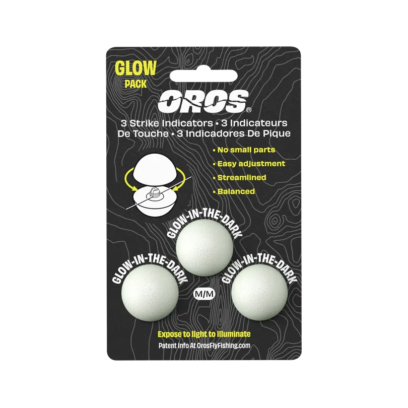 Oros 3-pack medium glow in the dark