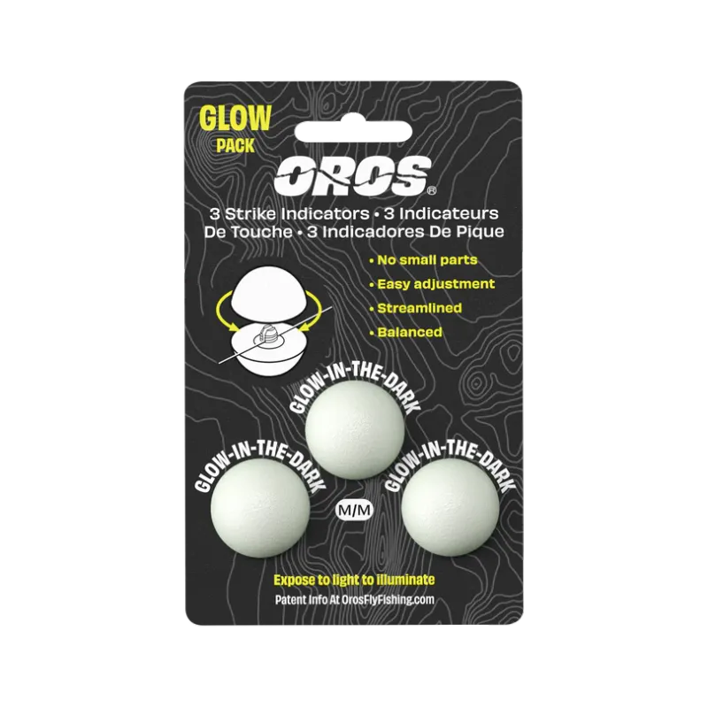 Oros 3-pack medium glow in the dark