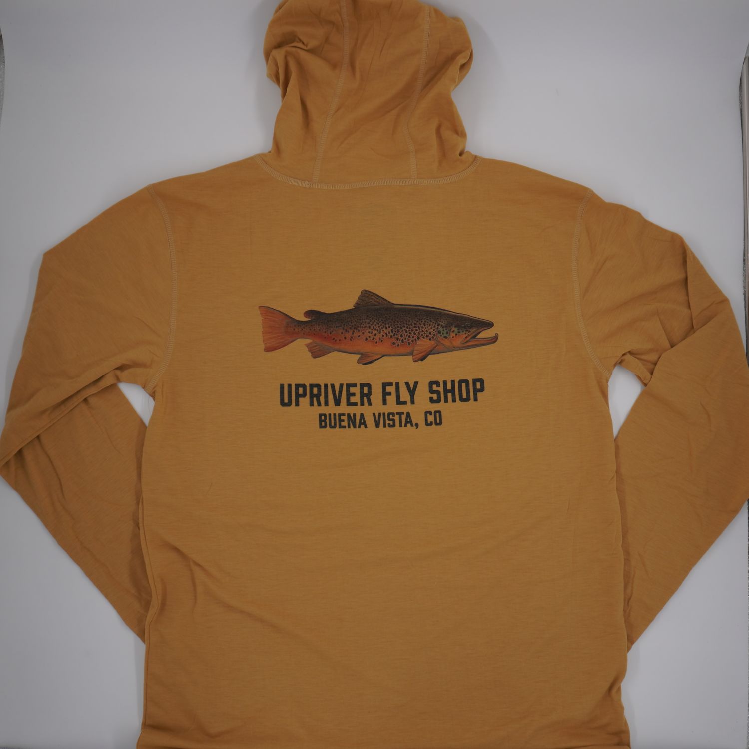 Upriver Logo Rep Your Water Hooded Merino Breeze Sun Shirt