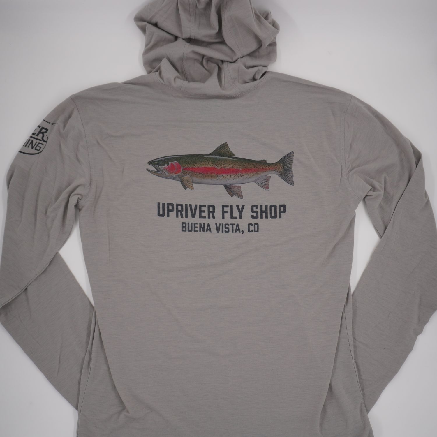 Upriver Logo Rep Your Water Hooded Merino Breeze Sun Shirt