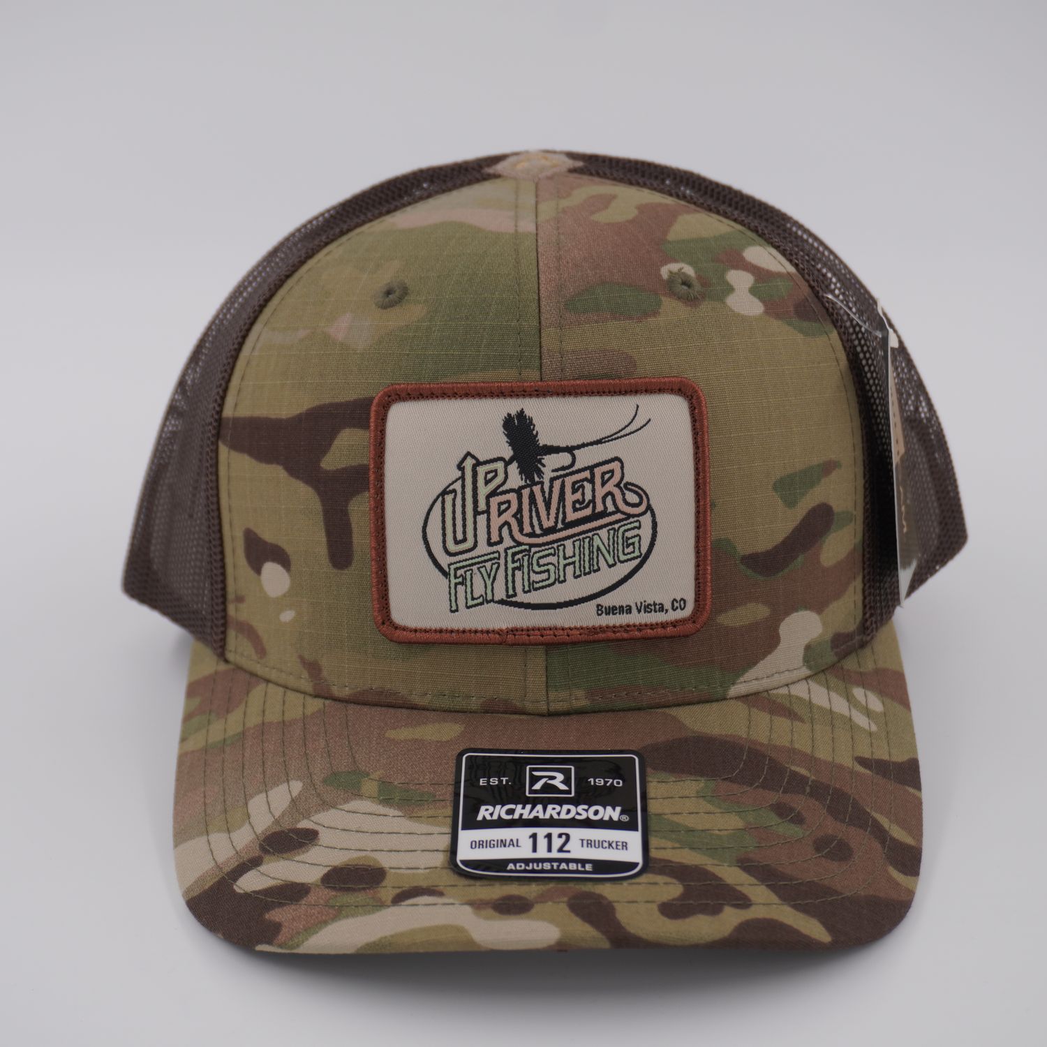 Upriver Hat - Richardson 112PT Split Multicam Original/Brown with patch
