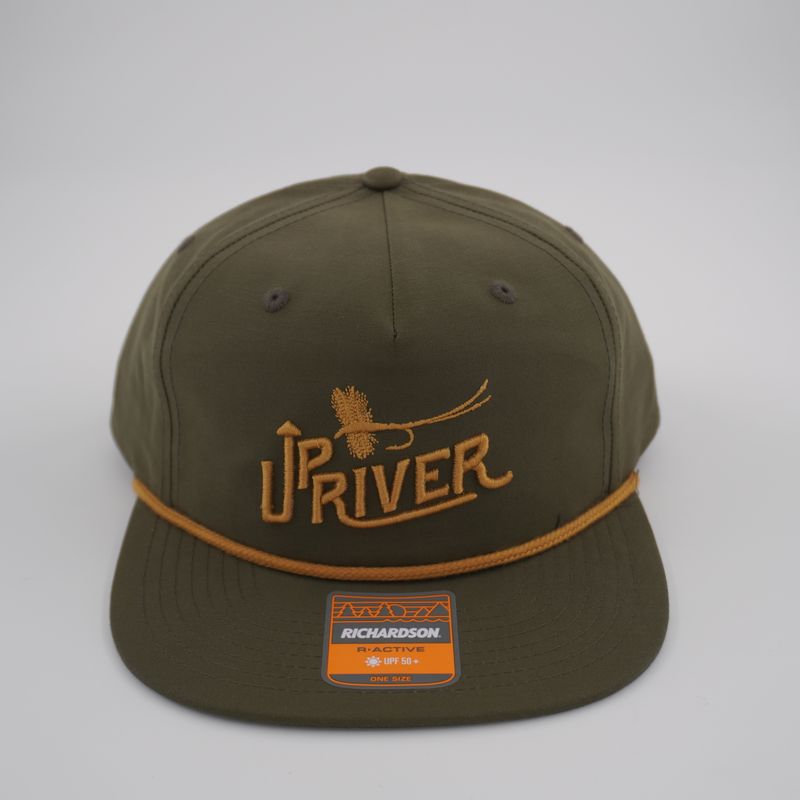 Upriver Hat - Richardson 256 Umpqua Loden w/ Gold Rope