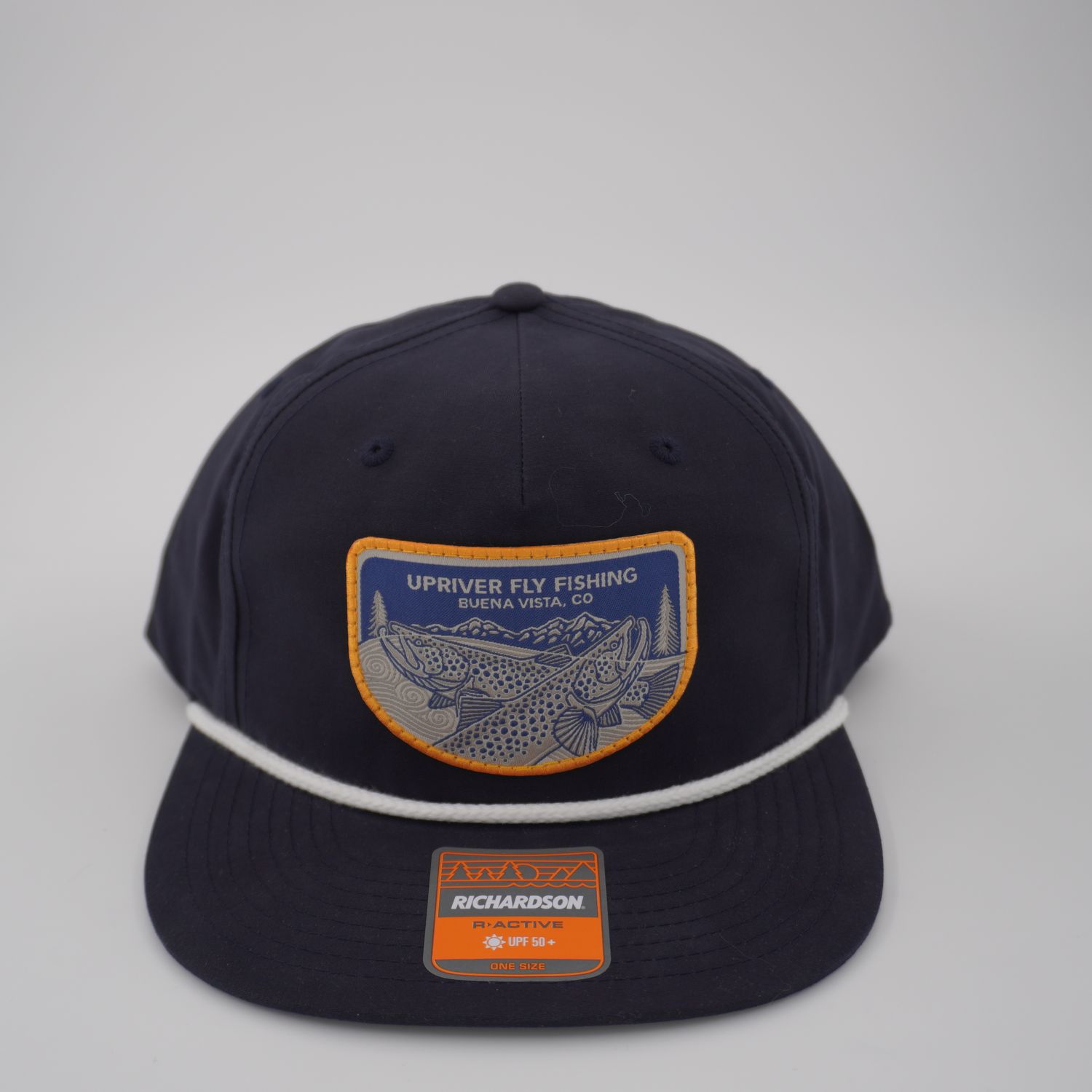 Upriver Hat - Richardson 256 Umpqua Midnight Navy/White with Underwood patch