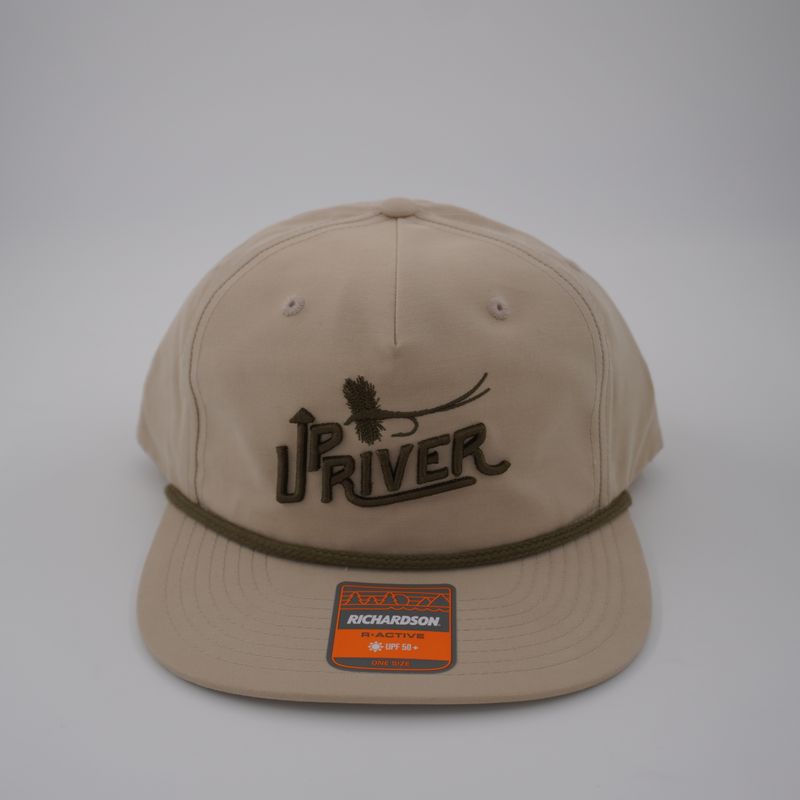Upriver Hat - Richardson 256 Sand Dune w/ Loden Rope