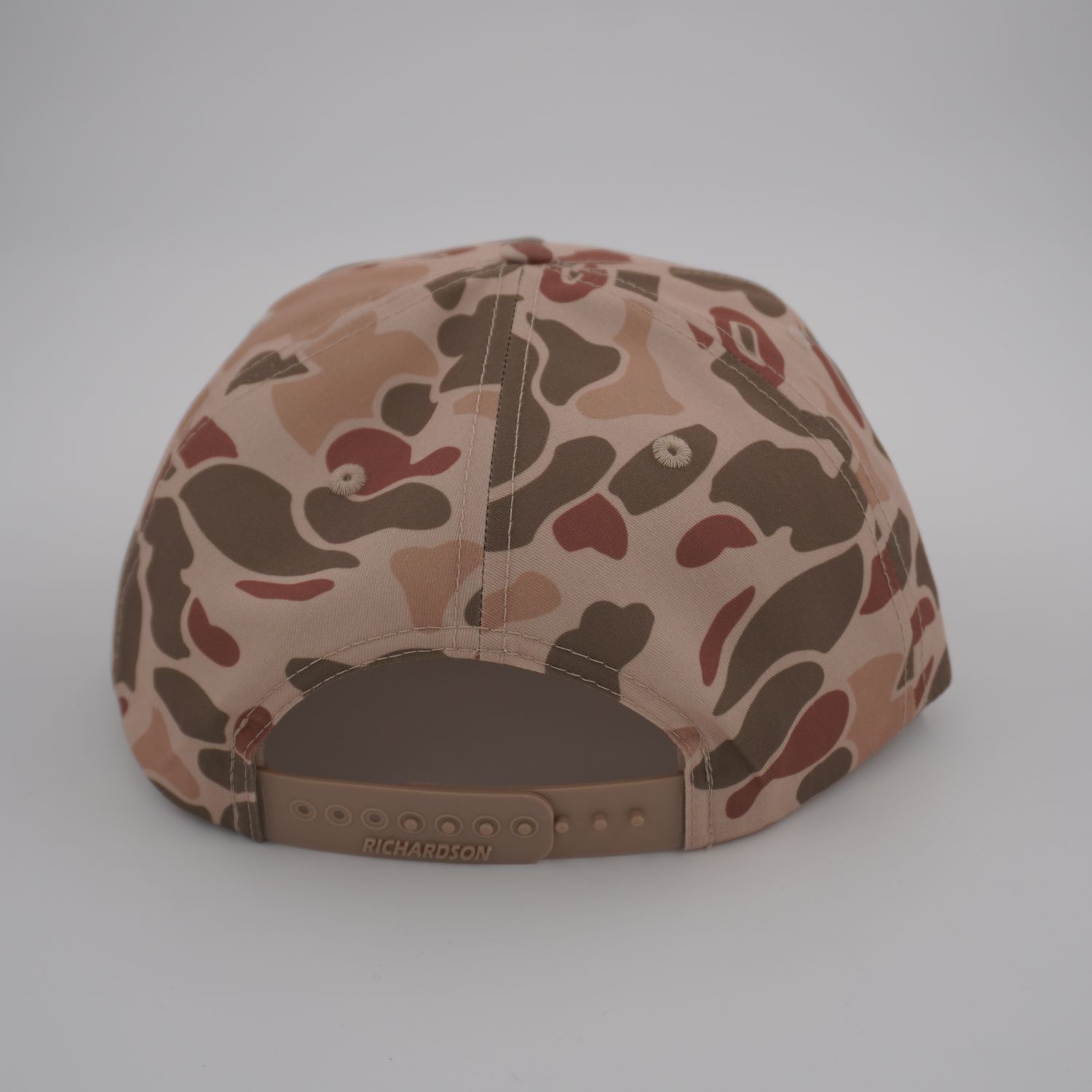Upriver Hat - Richardson 256P Harvest Duck Camo w/ Light Brown Rope