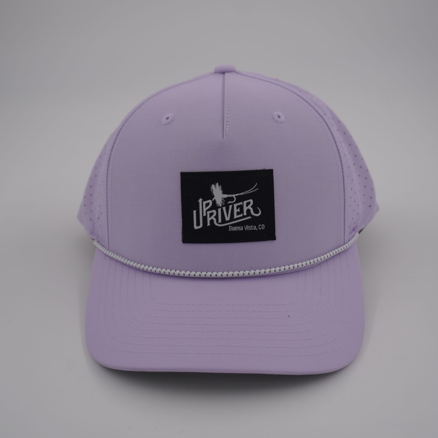 Upriver Hat - Richardson 355 Solid Lilac/ White Grey