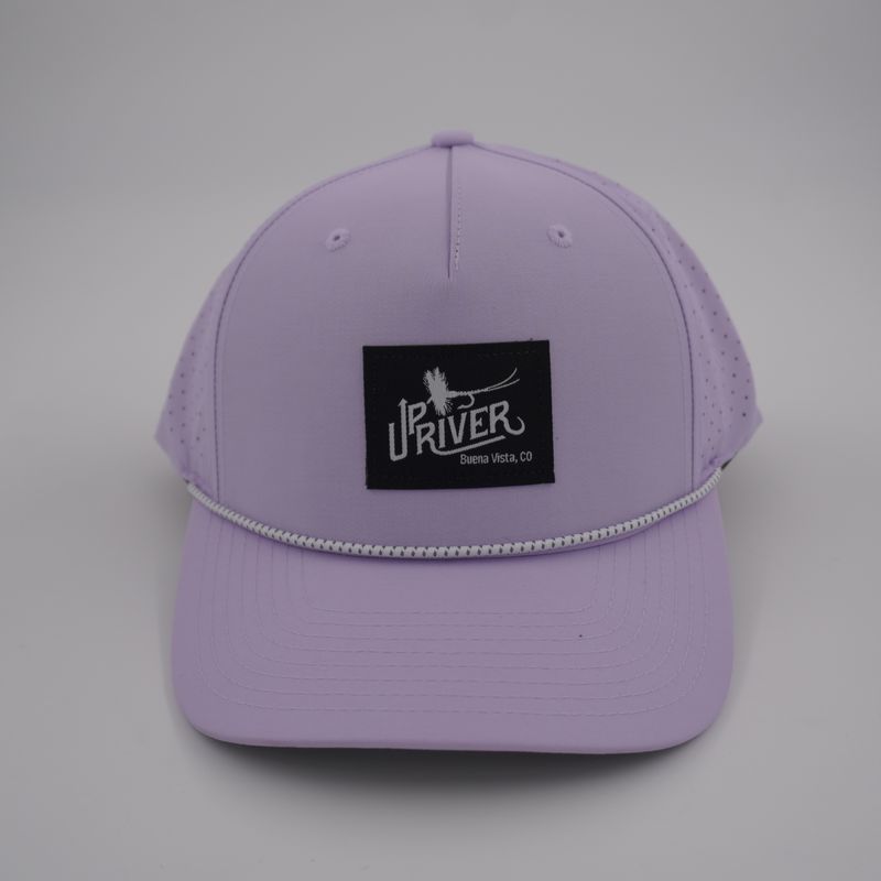 Upriver Hat - Richardson 355 Solid Lilac/ White Grey