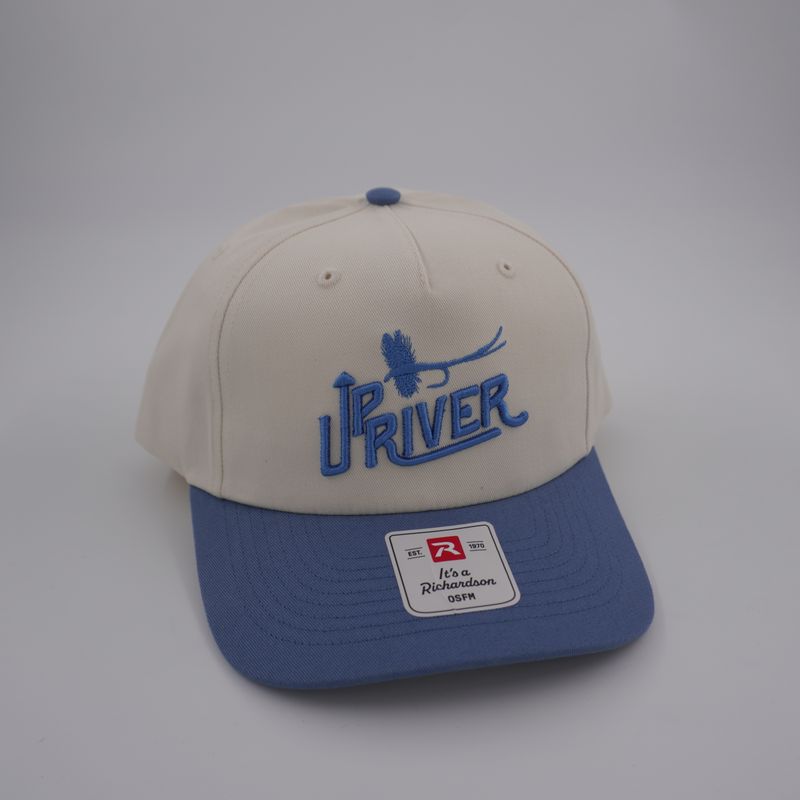 Upriver Hat - Richardson 356 Combo Cream/Light Denim