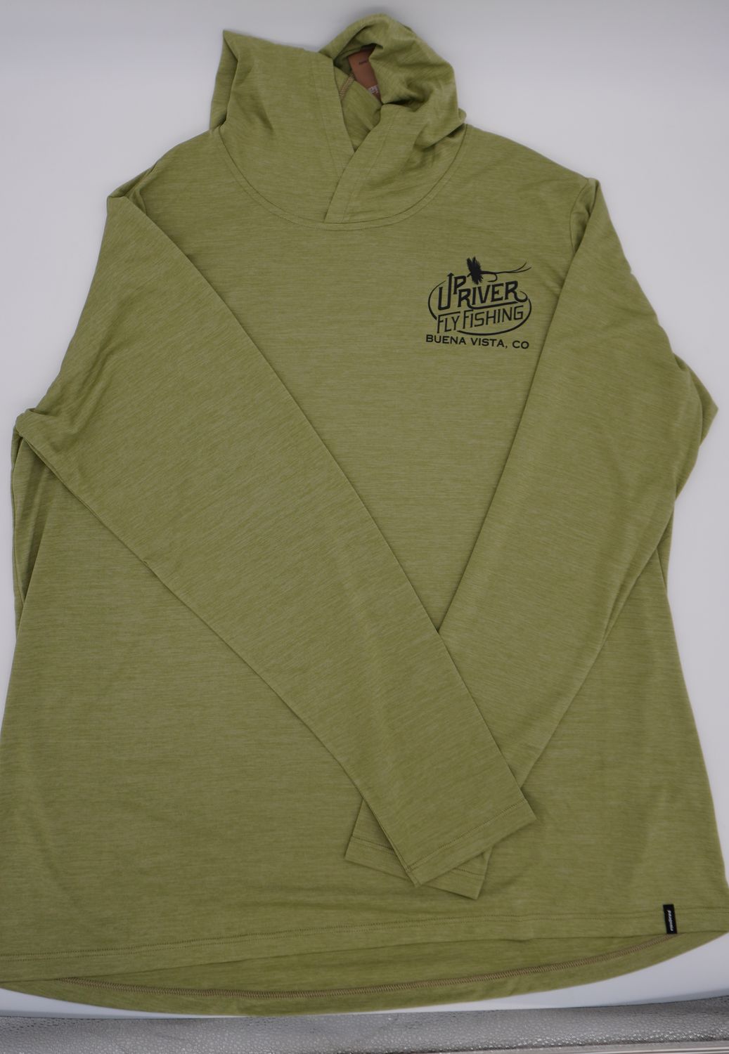 Patagonia - Womens Cap Cool Daily Hoody - Gumtree Green - Upriver Logo