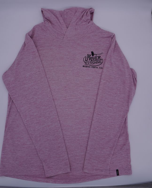 Patagonia - Womens Cap Cool Daily Hoody - Quiet Violet - Upriver Logo