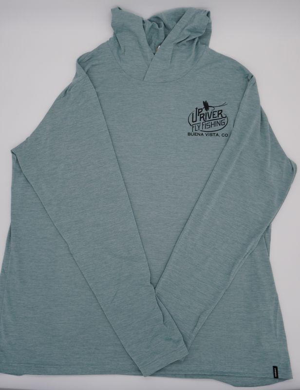 Patagonia - Womens Cap Cool Daily Hoody - Thermal Blue - Upriver Logo