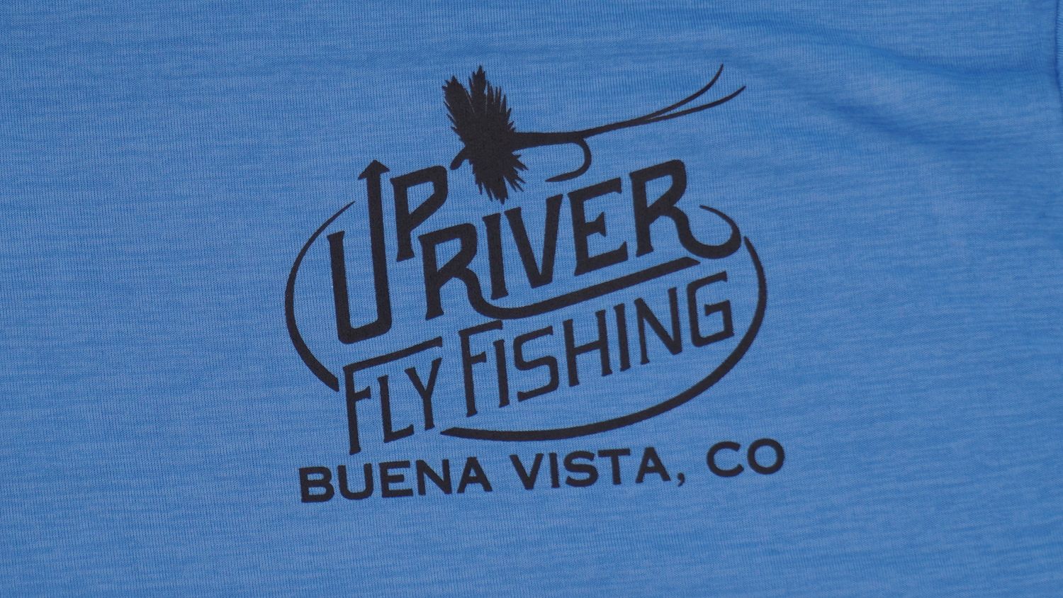 Patagonia - Mens Cap Cool Daily Hoody - Light Shore Blue - Upriver Logo