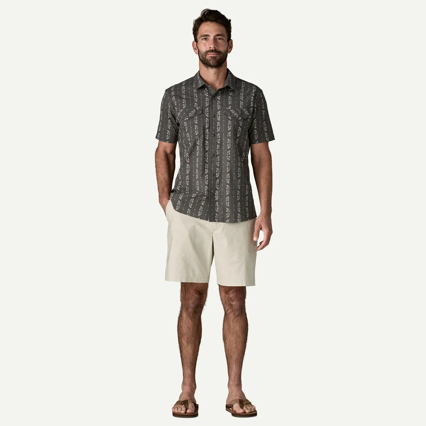 Patagonia - Mens Go To Western Shirt - Lowlands Forge Grey