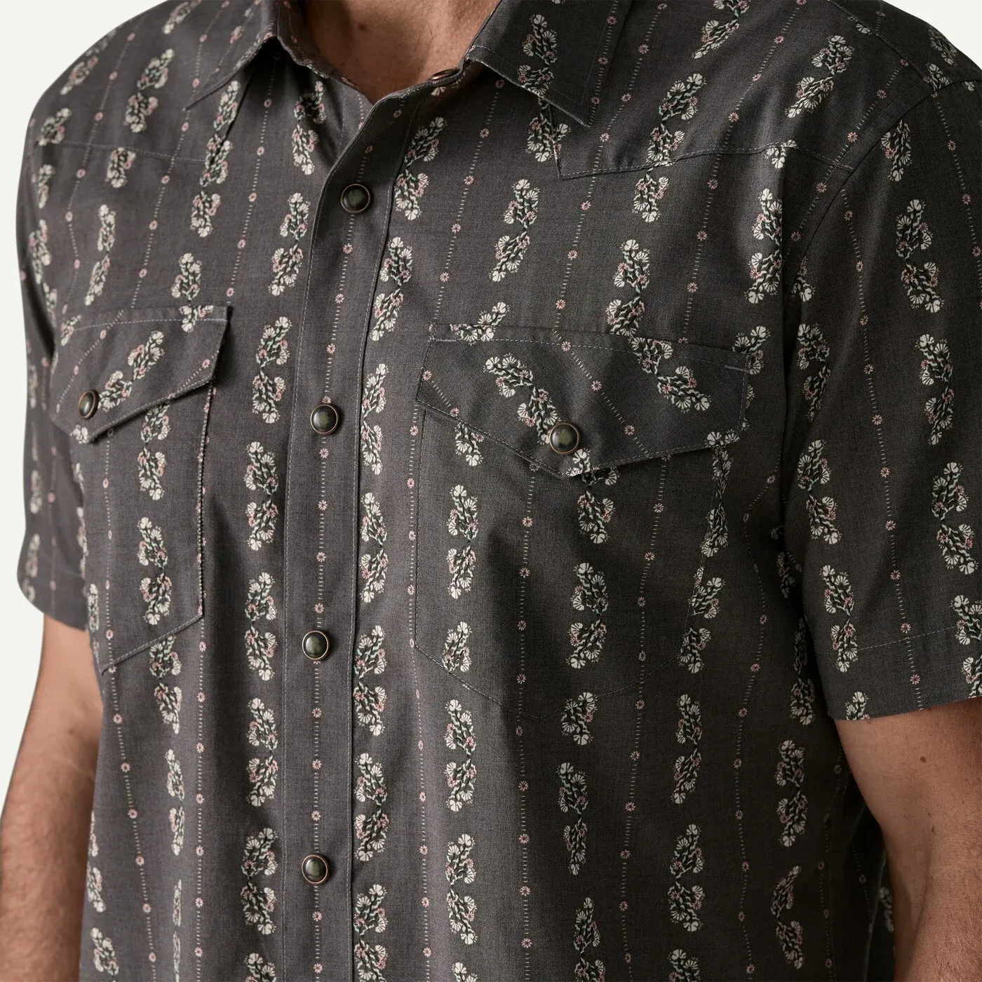 Patagonia - Mens Go To Western Shirt - Lowlands Forge Grey