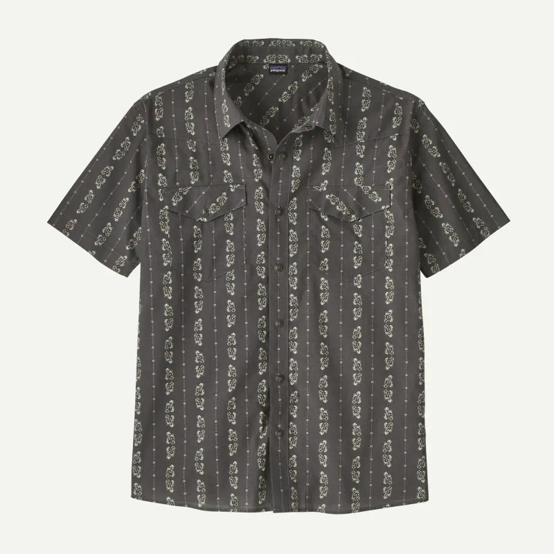 Mens Go To Western Shirt - Lowlands Forge Grey