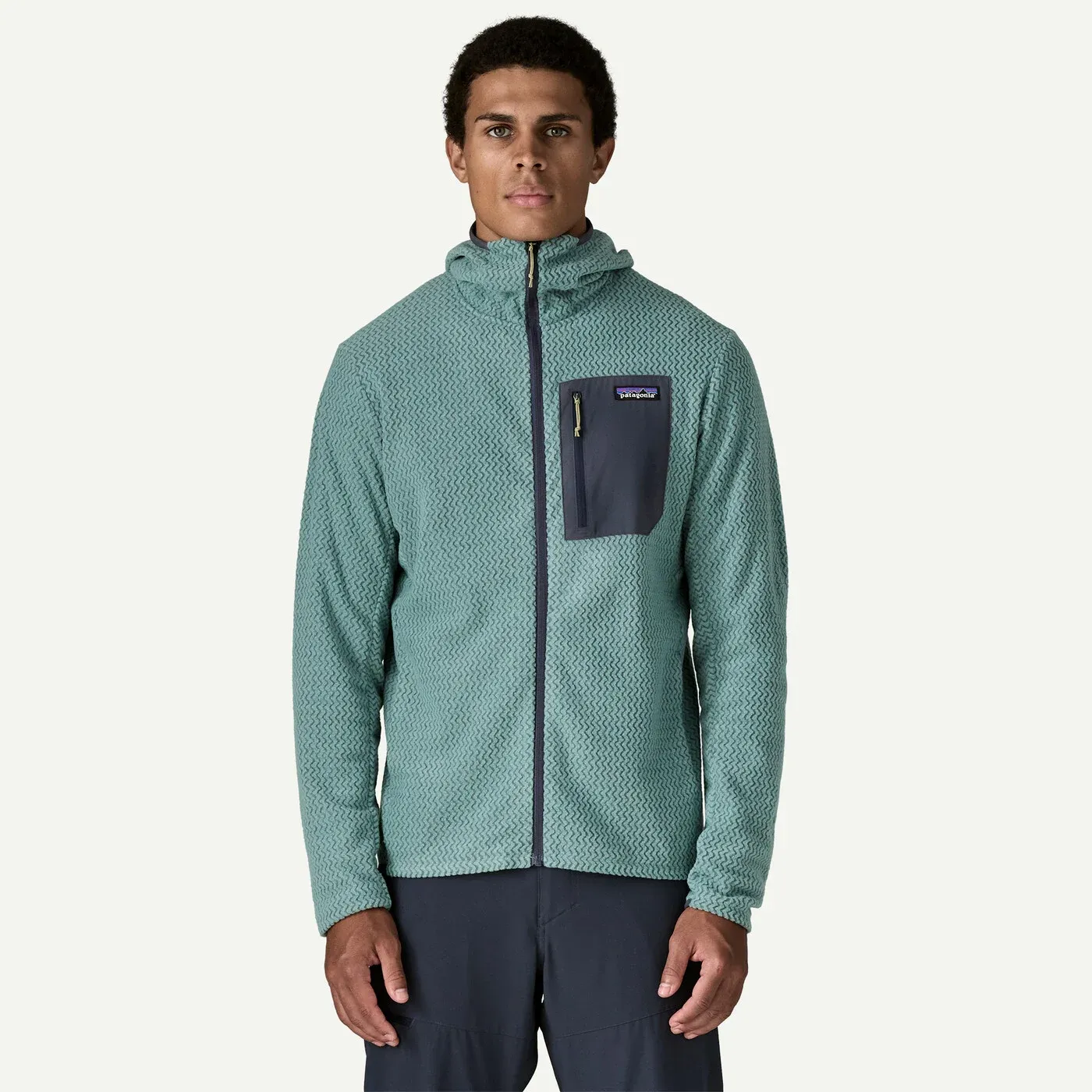 Patagonia - Mens R1 Air Full-Zip Hoody - Blue Sage