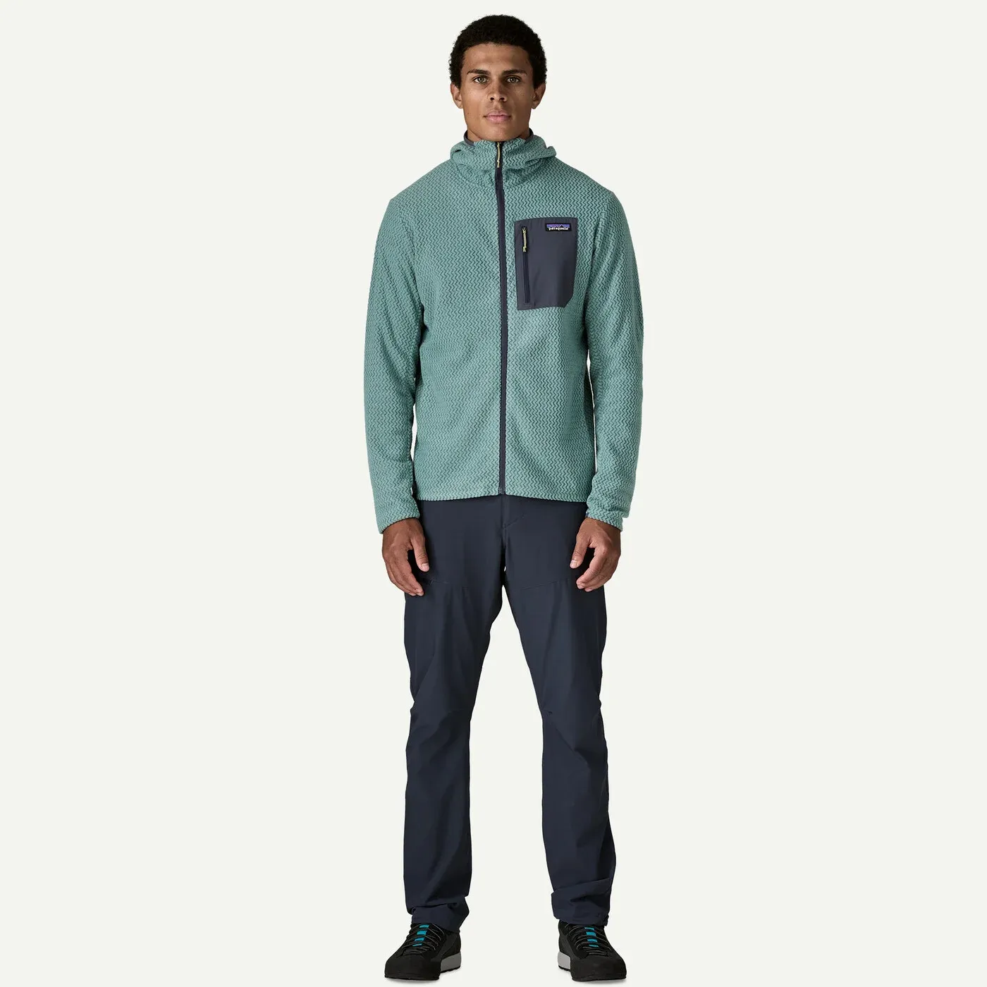 Patagonia - Mens R1 Air Full-Zip Hoody - Blue Sage