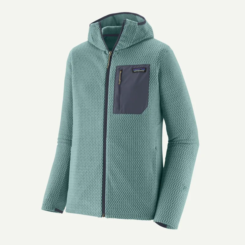 Mens R1 Air Full-Zip Hoody - Blue Sage