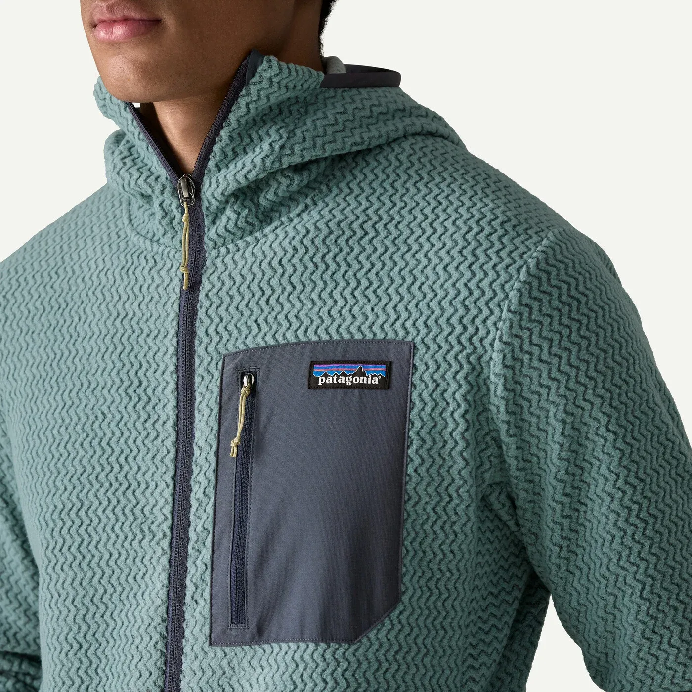 Patagonia - Mens R1 Air Full-Zip Hoody - Blue Sage