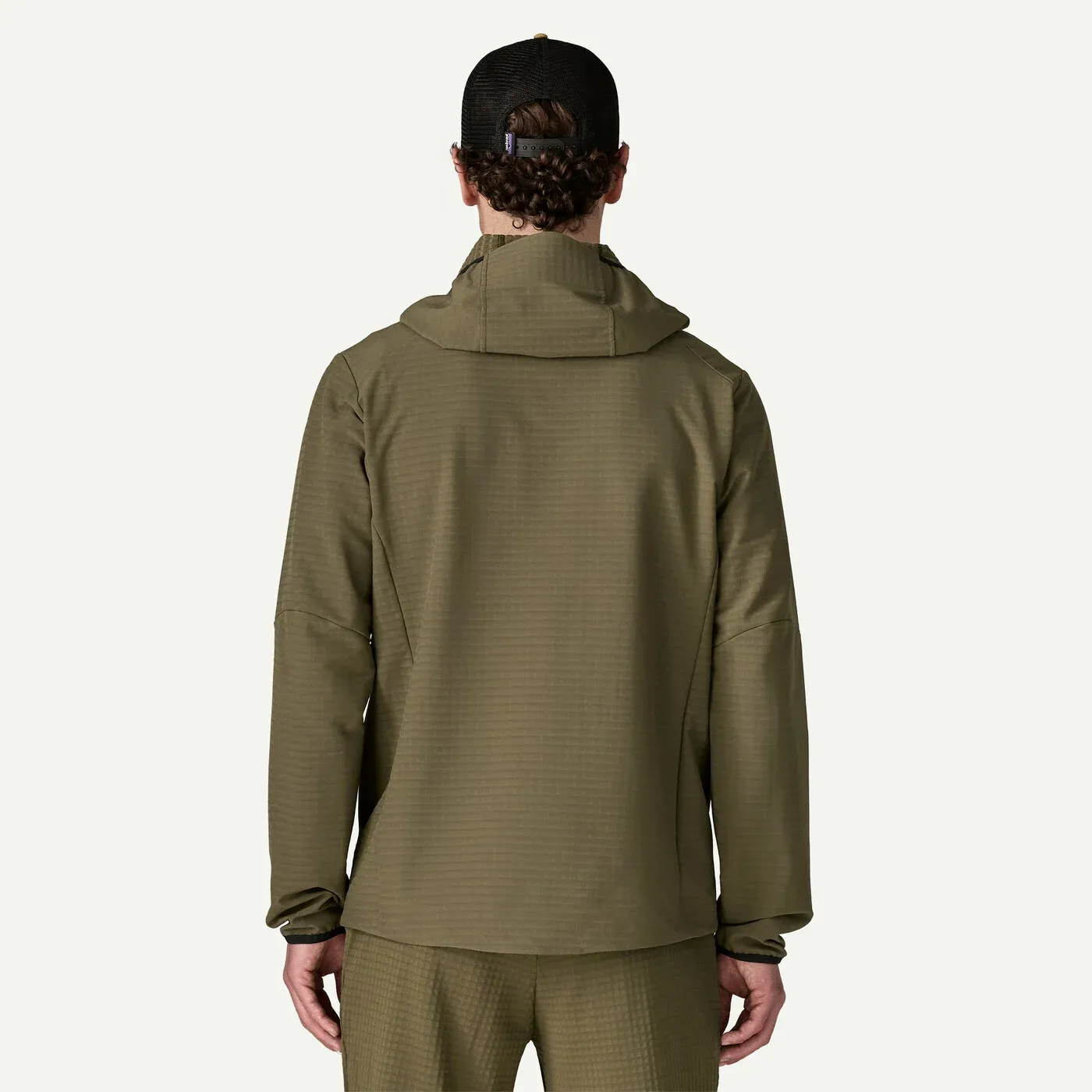Patagonia - Mens R1 TechFace Fitz Roy Trout Hoody - Basin Green