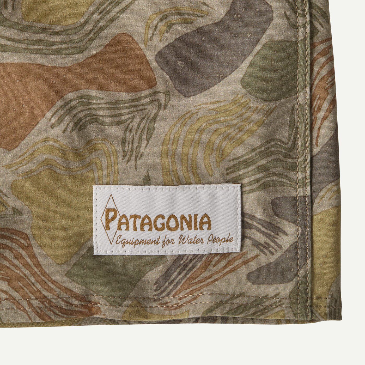 Patagonia - Mens Hydropeak Volley Shorts 16 inch - Coastal Edge/Weathered Stone