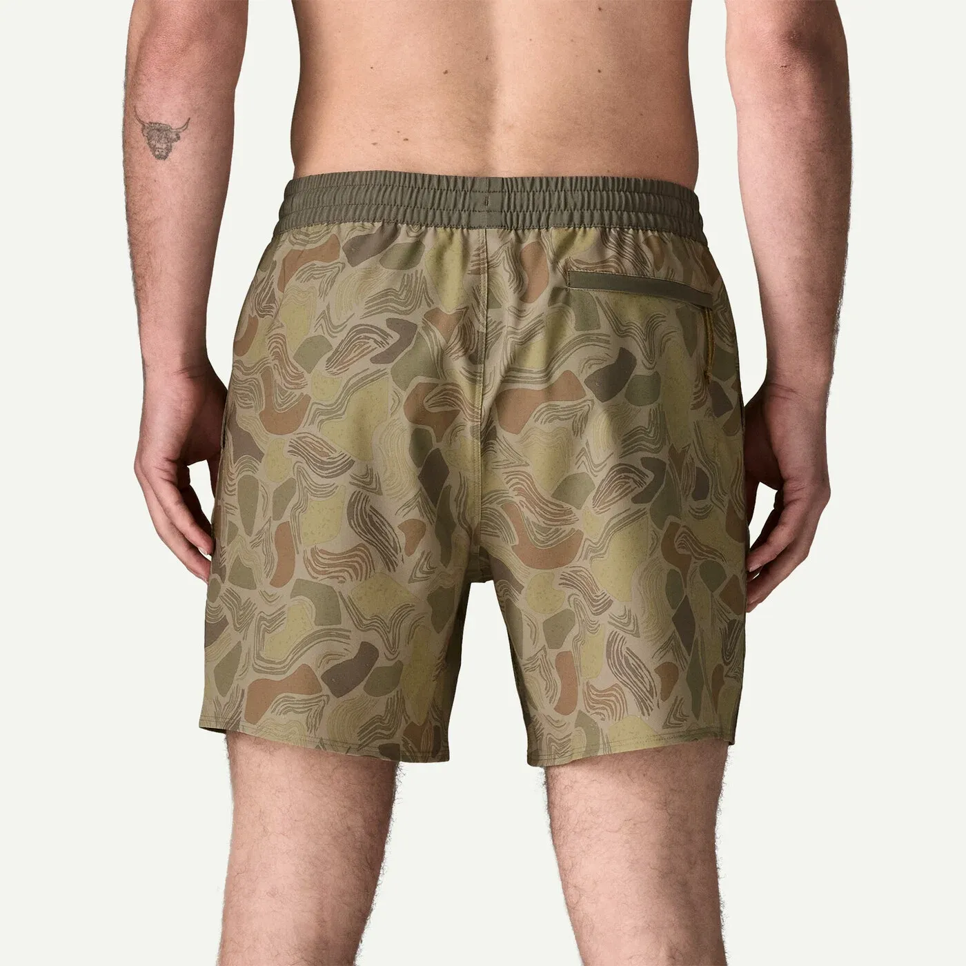 Patagonia - Mens Hydropeak Volley Shorts 16 inch - Coastal Edge/Weathered Stone