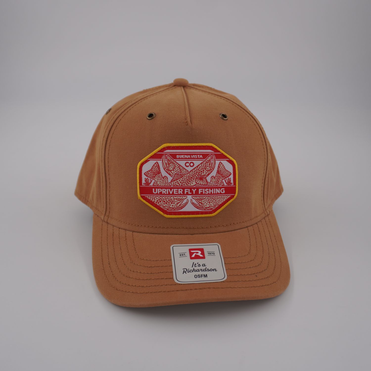 Upriver Hat - Richardson 336 Solid Wheat w/ Casey Underwood Patch