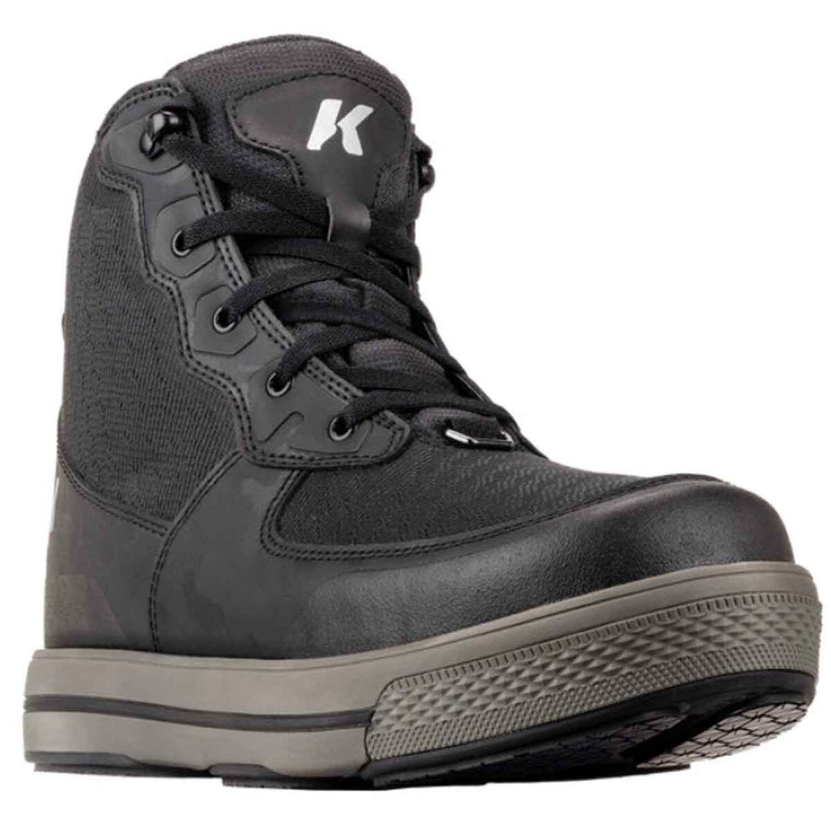 Korkers - Stealth Sneaker Boot w/ Fixed Kling-On Rock Soles, Black