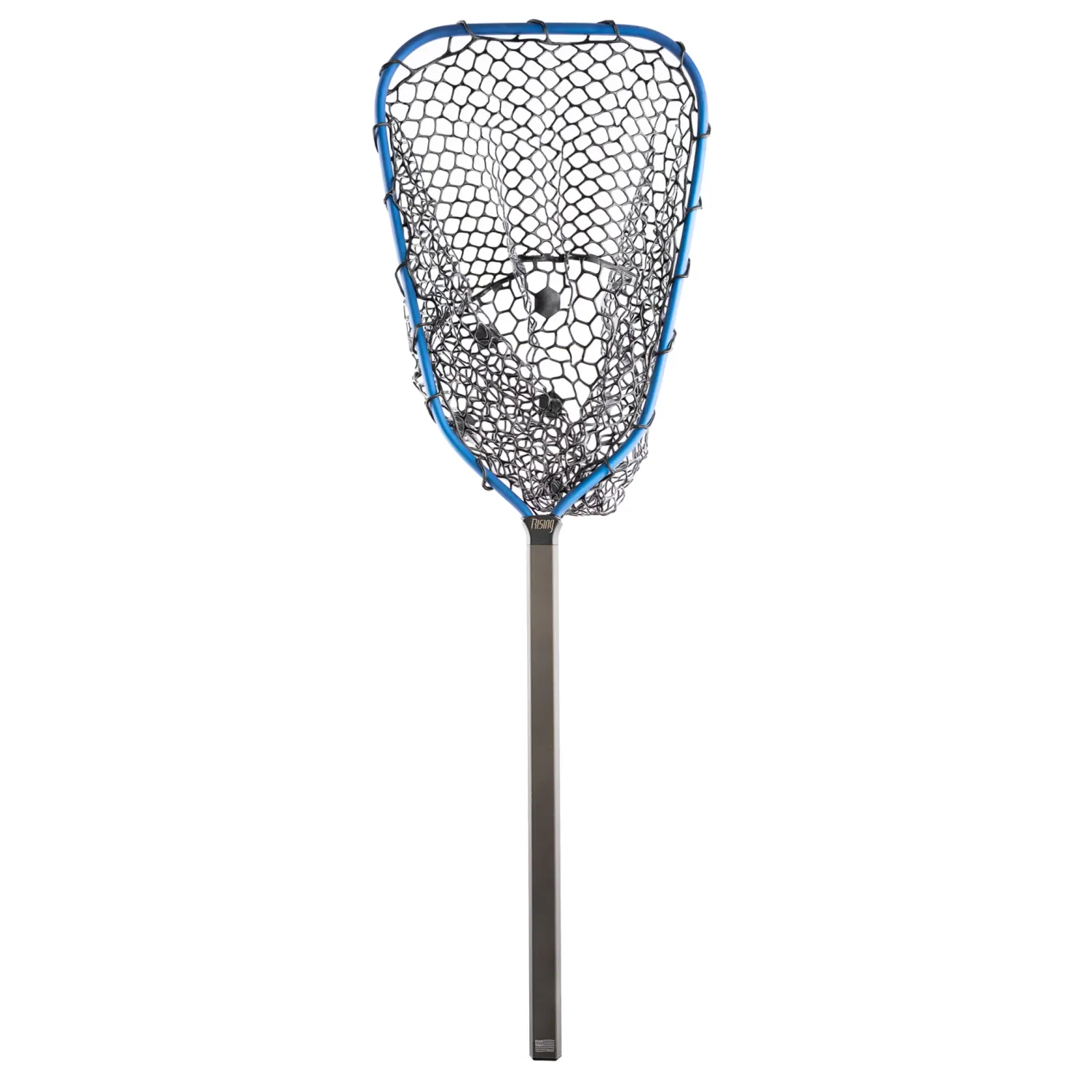 Rising Lunker Net - 24'' Black Bag, Color: Cobalt