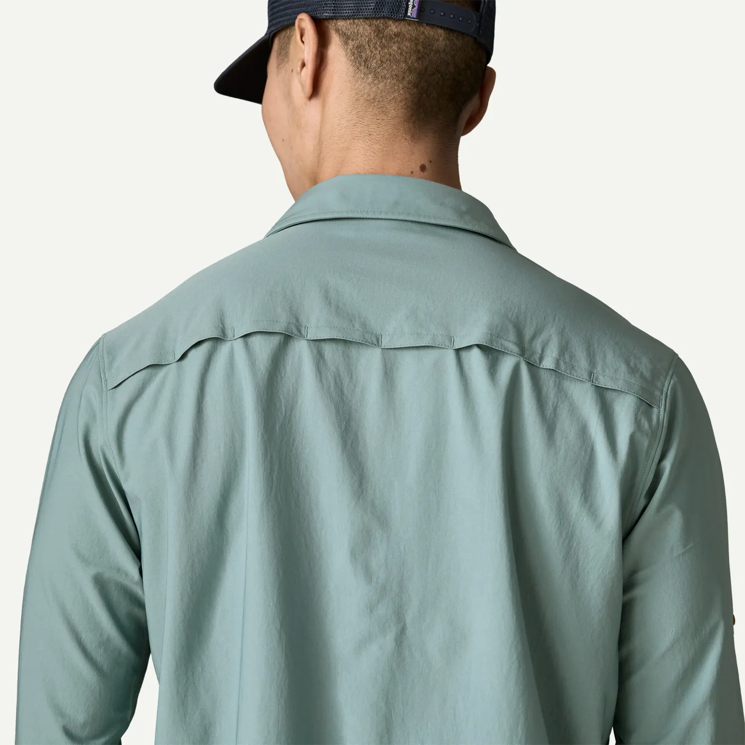Patagonia - Mens L/S Self Guided Sun Shirt - Blue Sage