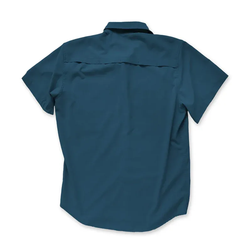 Rep Your Water S/S Button Down - Deschutes - Offshore Blue