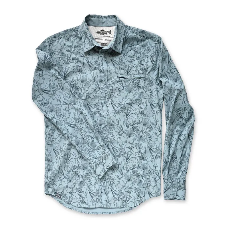 Rep Your Water L/S Button Down - Wellfleet - Sea Floor