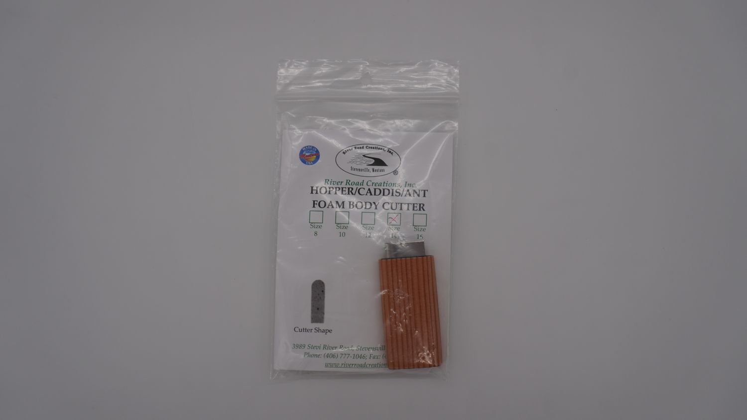 Hopper/Caddis/Ant Foam Body Cutter