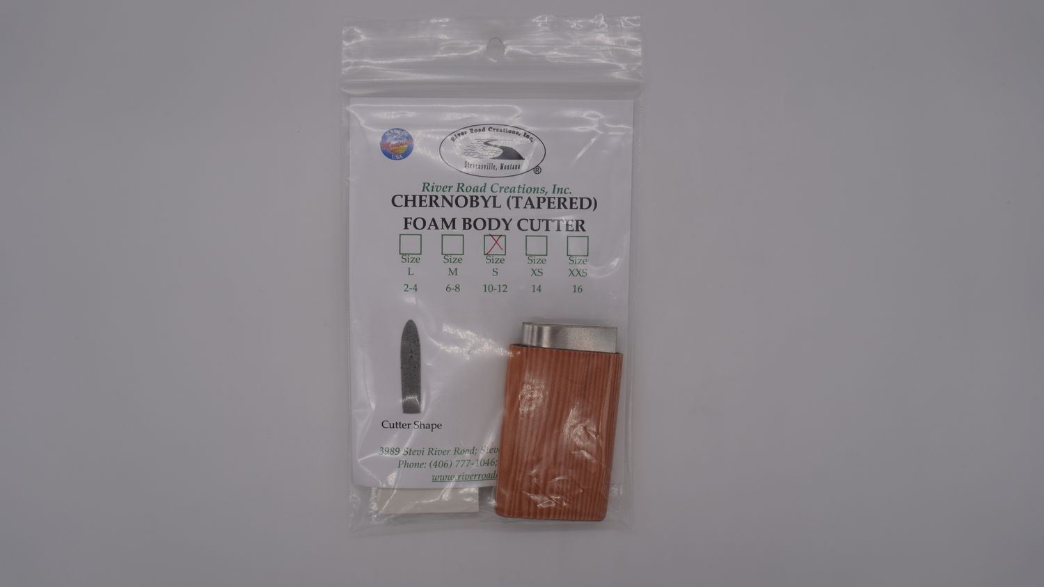 Chernobyl Style Tapered End Foam Body Cutter