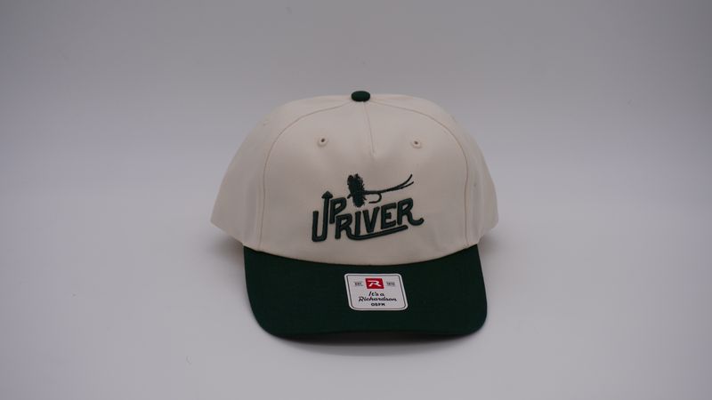 Upriver Hat - Richardson 356 Combo Cream/Dark Green