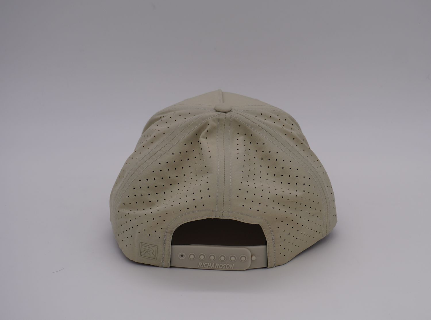 Upriver Hat - Richardson 355 Solid Oat Milk/Elmwood white with Casey Underwood patch