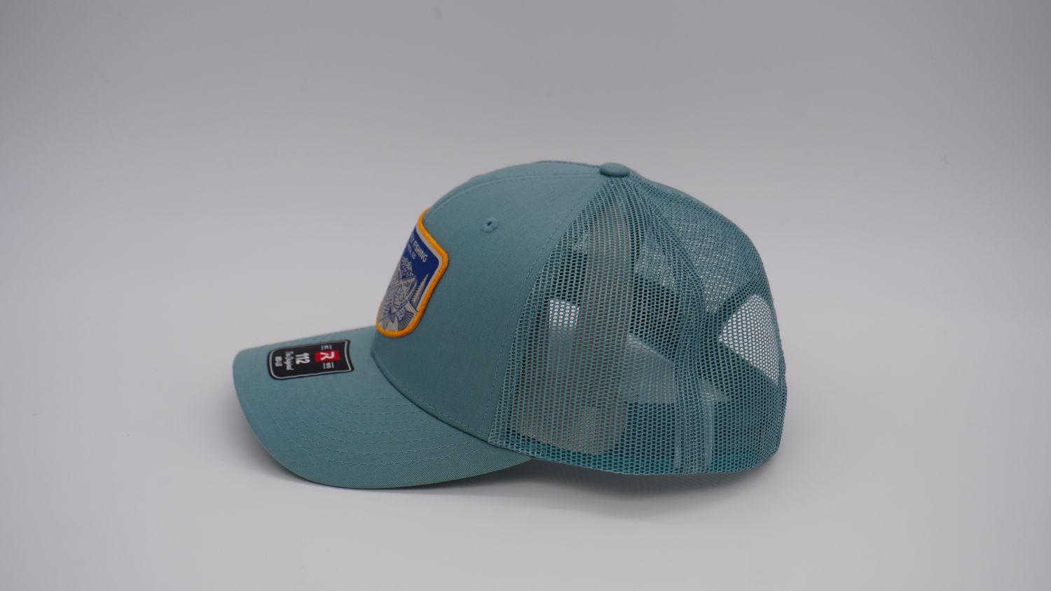 Upriver Hat - Richardson 112 Solid Smoke Blue w Casey Underwood patch