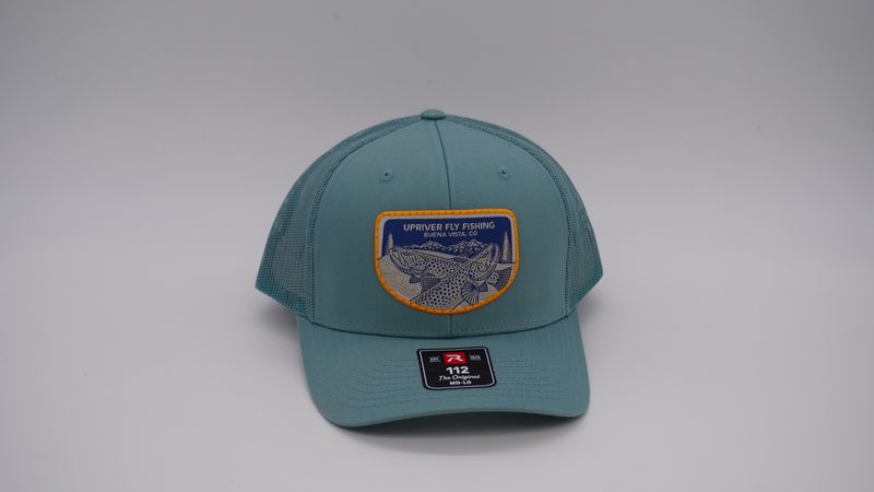 Upriver Hat - Richardson 112 Solid Smoke Blue w Casey Underwood patch